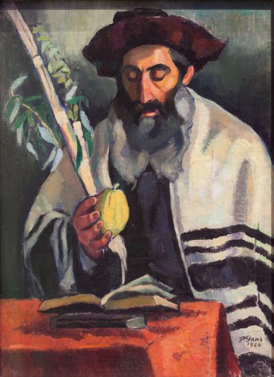 In Prayer at the Feast of Tabernacles by Paula Gans